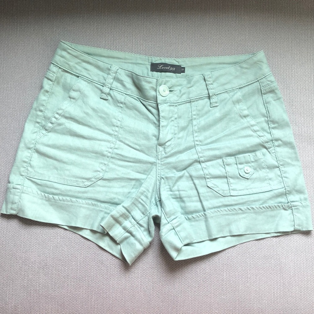 Anthropologie Level 99 Linen Shorts